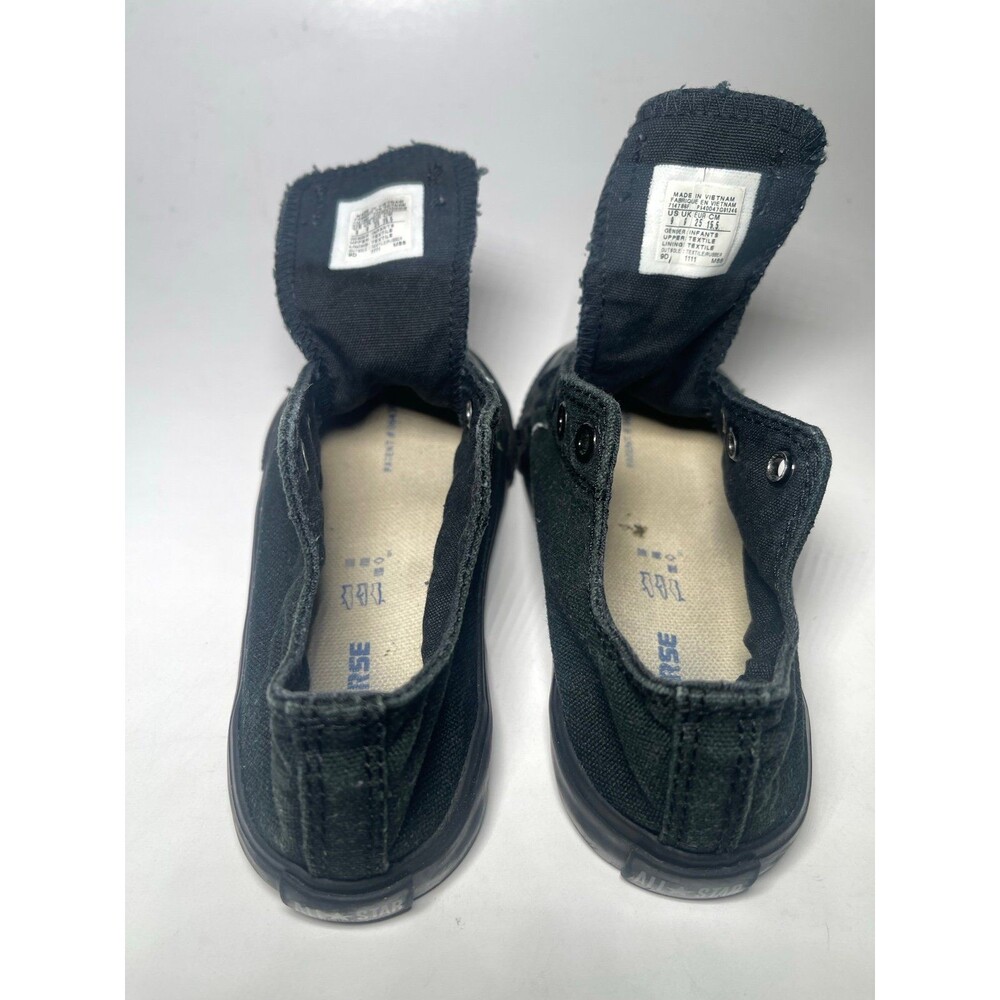 Toddler Black Converse size 9 - Picture 6 of 8